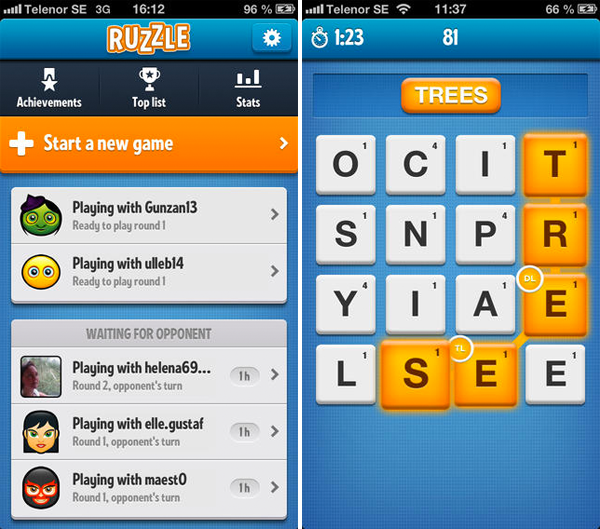 il gioco ruzzle